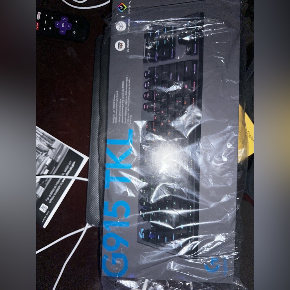 brand new unopened, logitech g915 tackticlke, logitech , I have decided to sells